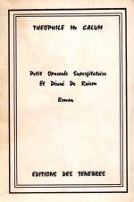 Petit Opuscule Superf�tatoire Et D�nu� De Raison