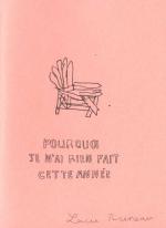 Pourquoi je n'ai rien fait cette ann�e